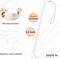 10 PCS Upgrade Big Eye Curved Beading Needles, 5.5 Inch Beading Needles for Bead Spinner, Bead Needles for Jewelry Making, DIY Waist Beads, Necklaces, Bracelets